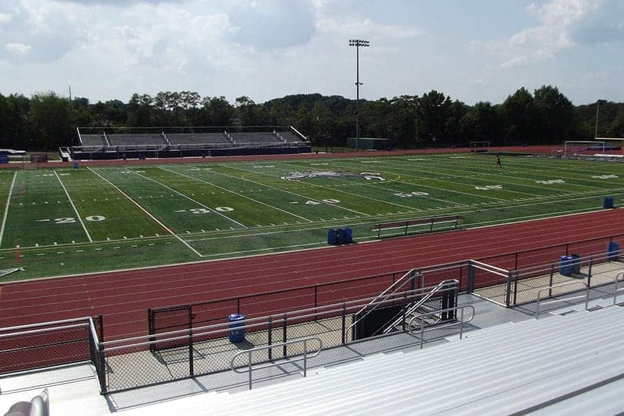 Old Bridge High School Vince Lombardi Field Brock USA shock pads