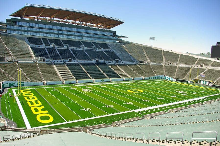 Autzen Stadium - Brock USA - Shock Pads for Artificial Turf