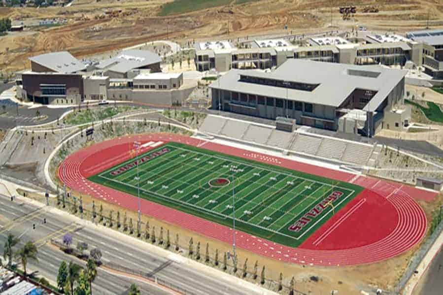 Canyon High School - Brock USA - Shock Pads for Artificial Turf