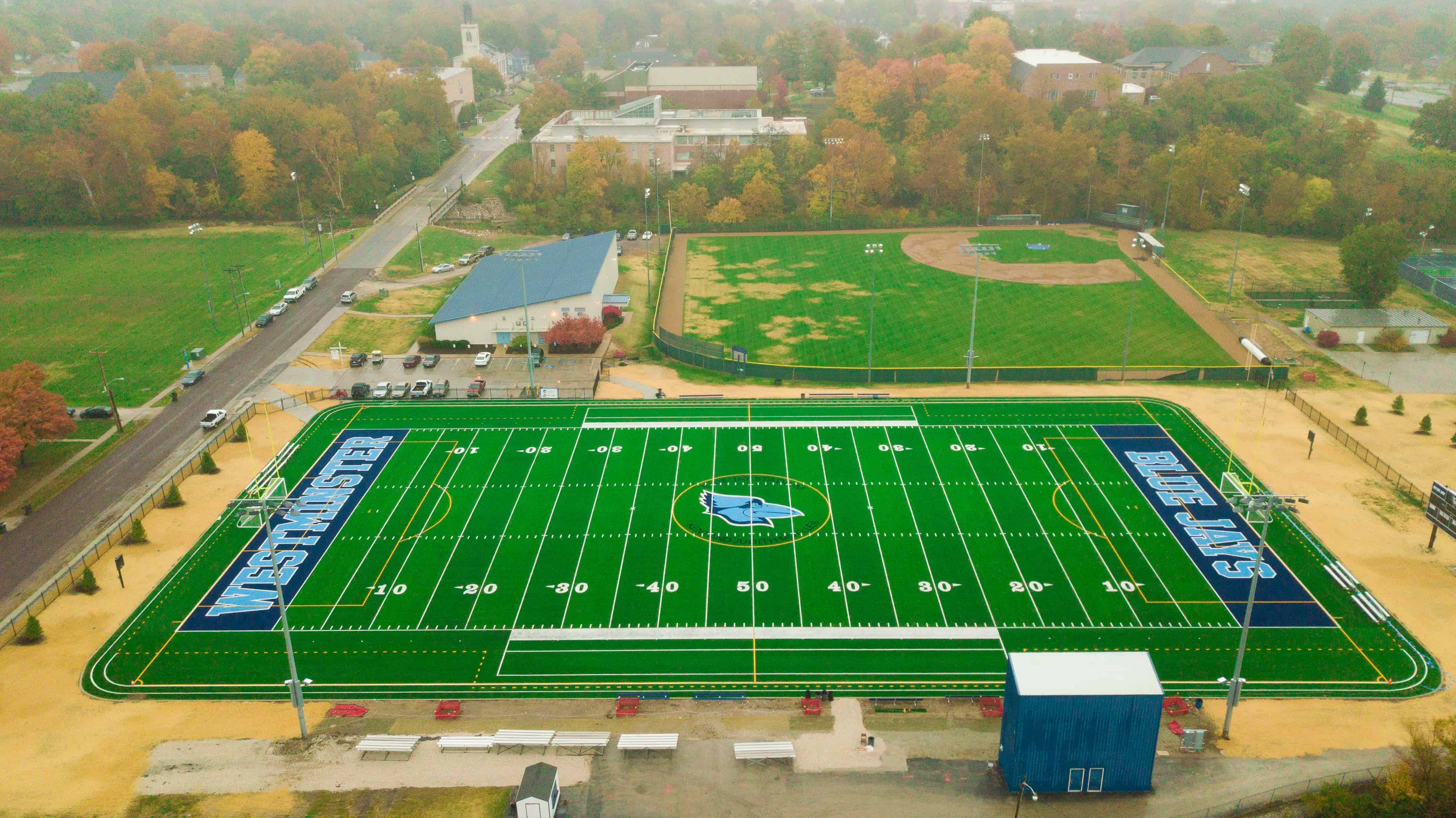Westminster College Blue Jay Stadium Brock USA shock pads for